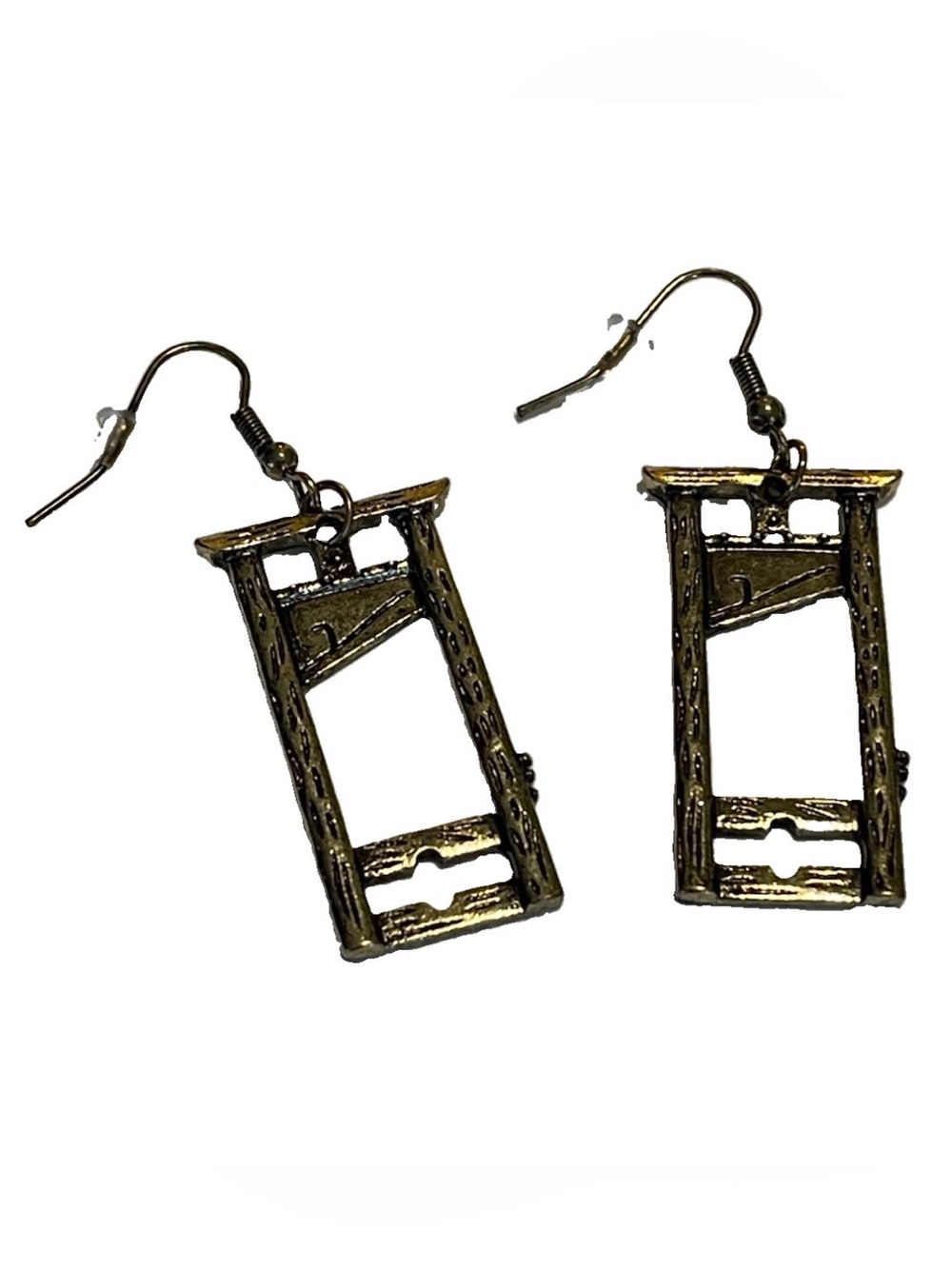 Guillotine Earrings New With Tags Halloween